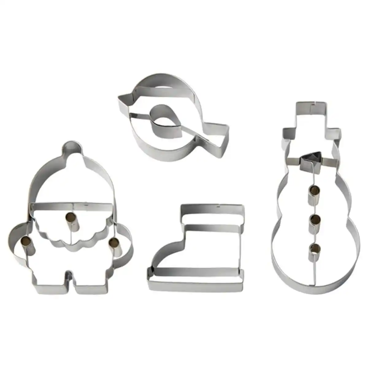 Bild 1 von VINTERFINT Förmchen 4er-Set, verschiedene Formen Edelstahl