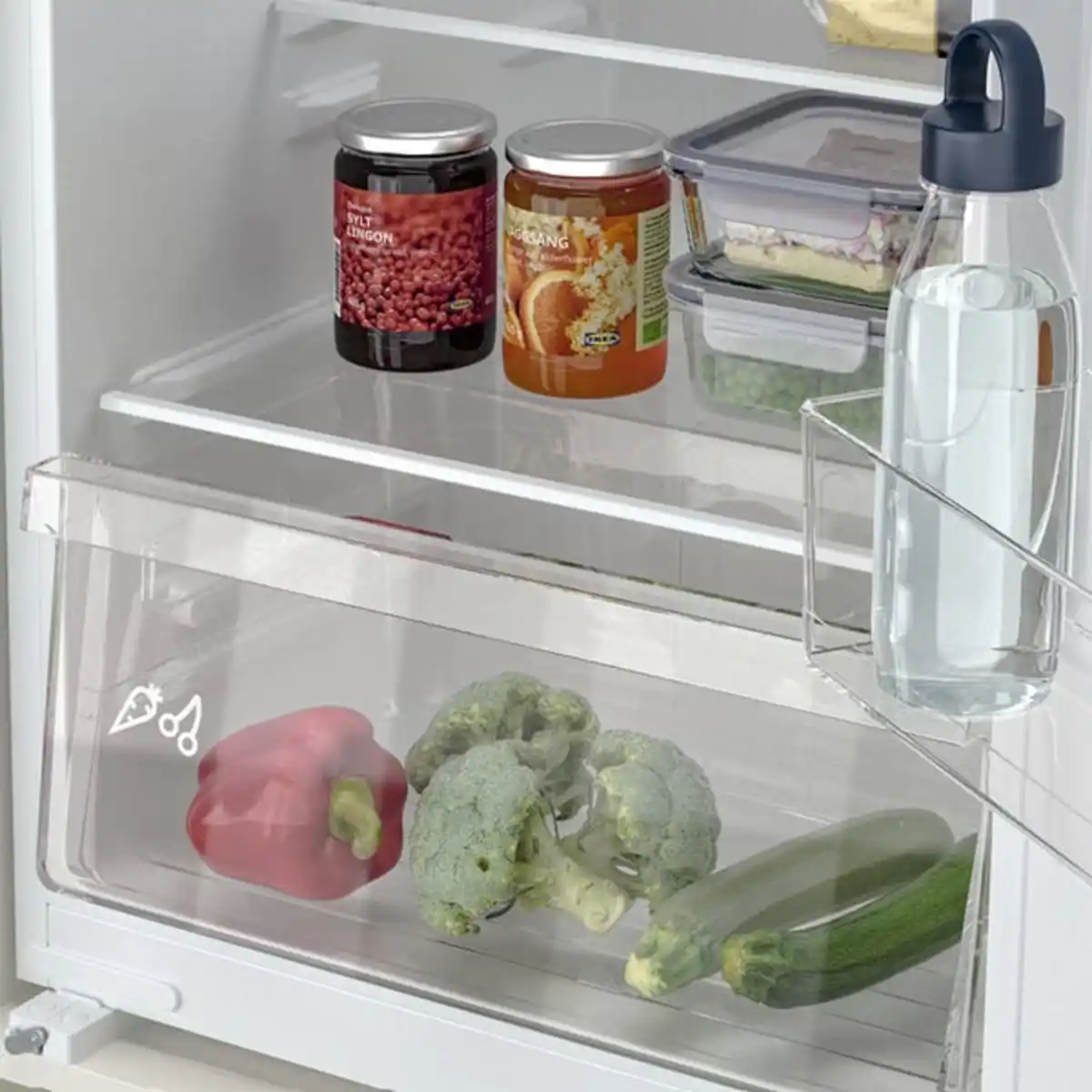 Bild 4 von HÅLLNÄS Kühlschrank mit Gefrierfach, IKEA 500 integriert, 174/16 l