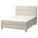 Bild 1 von HEMFJÄLLET Boxspringbett, Vesteröy mittelfest/Näsfjället Odensvi hellbeige, 180x200 cm