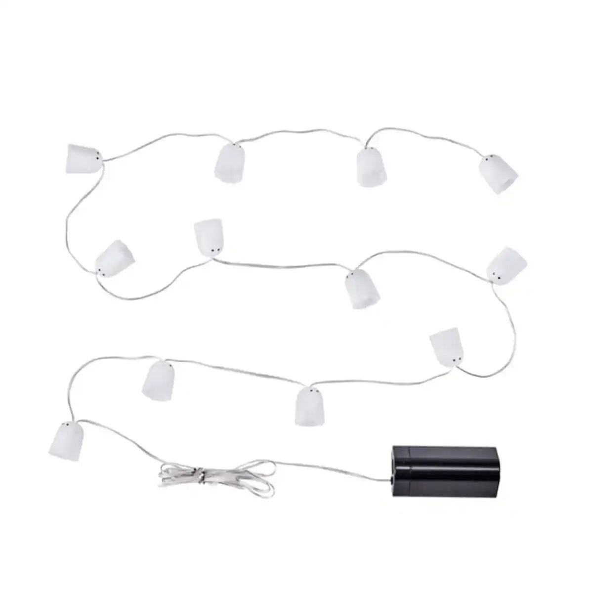 Bild 1 von KUSTFYR Lichterkette (12), LED, batteriebetrieben innen/Geist weiß