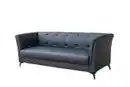 Bild 2 von Happy Home 3-Sitzer Sofa in Lederoptik, ca. 213 x 88 x 80 cm - Schwarz