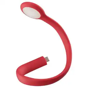 HÖSTULOTA LED-Leuchte/USB, rot, 30 cm