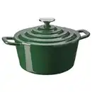 Bild 2 von VARDAGEN Topf mit Deckel, emailliertes Gusseisen dunkel graugrün, 3 l