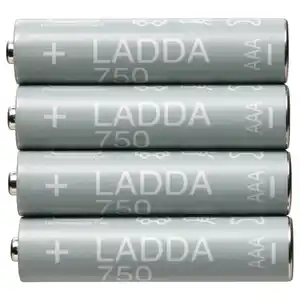LADDA Akku, aufladbar, HR03 AAA 1,2 V, 750 mAh