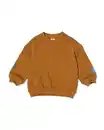Bild 1 von Babypullover aus Sweatstoff, abstrakt braun
