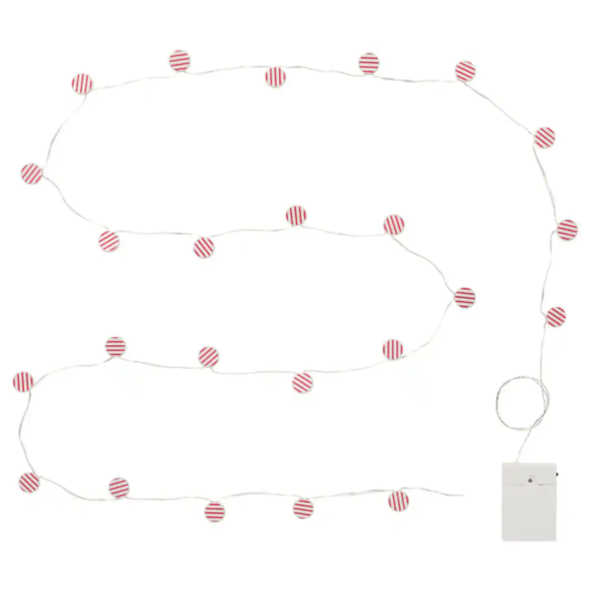 Bild 1 von STRÅLA Lichterkette, LED, Bonbon batteriebetrieben/rot, 2.8 m