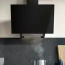 Bild 3 von KNUVEBO Dunstabzugshaube f Wandmontage, IKEA 500 schwarz, 70 cm