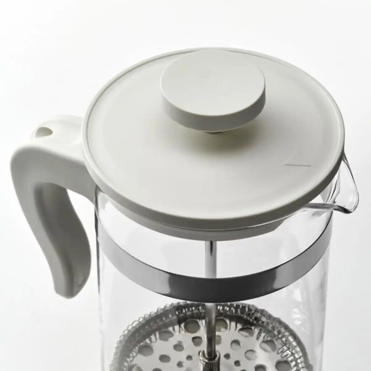 Bild 2 von UPPHETTA Kaffee-/Teezubereiter, Glas/Edelstahl elfenbeinweiß, 1 l