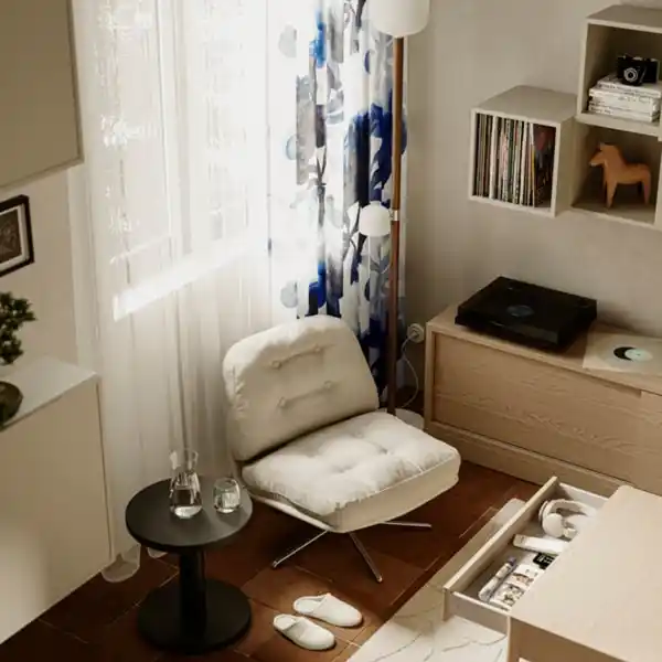 Bild 3 von DYVLINGE Drehsessel, Kelinge beige