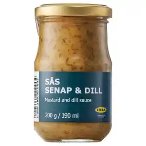 SÅS SENAP &amp; DILL Soße zu Gravad Lachs