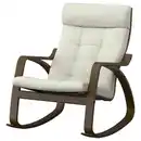Bild 1 von POÄNG Schaukelstuhl, Nussbaumnachbildung/Gunnared beige