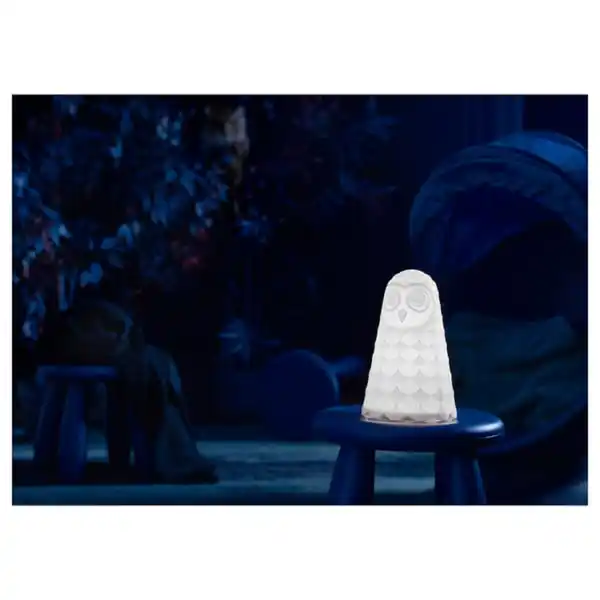 Bild 2 von SOLBO Tischleuchte, LED, weiß/Eule, 23 cm
