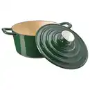 Bild 1 von VARDAGEN Topf mit Deckel, emailliertes Gusseisen dunkel graugrün, 3 l