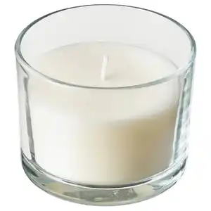 LOTSFÅGEL Duftkerze im Glas, Frische Wäsche weiß, 20 Std.