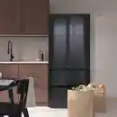 Bild 2 von RIBBENÅS Kühl-/Gefrierschrank doppeltürig, IKEA 700 frei stehend/schwarz Edelstahl, 347/169 l