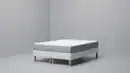 Bild 2 von LYNGÖR Boxbett, Valevåg fest/mittelfest/hellblau weiß, 160x200 cm