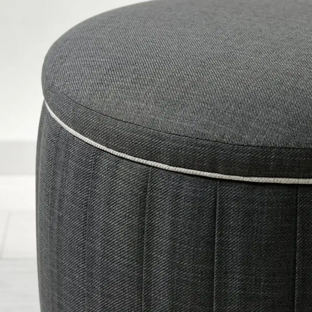 Bild 2 von ÅTERLÖGA Pouf, mit Stauraum/Kilanda dunkelgrau