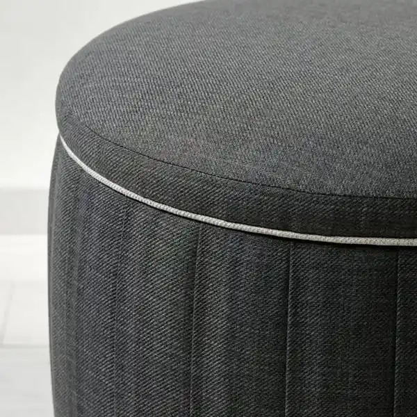 Bild 2 von ÅTERLÖGA Pouf, mit Stauraum/Kilanda dunkelgrau