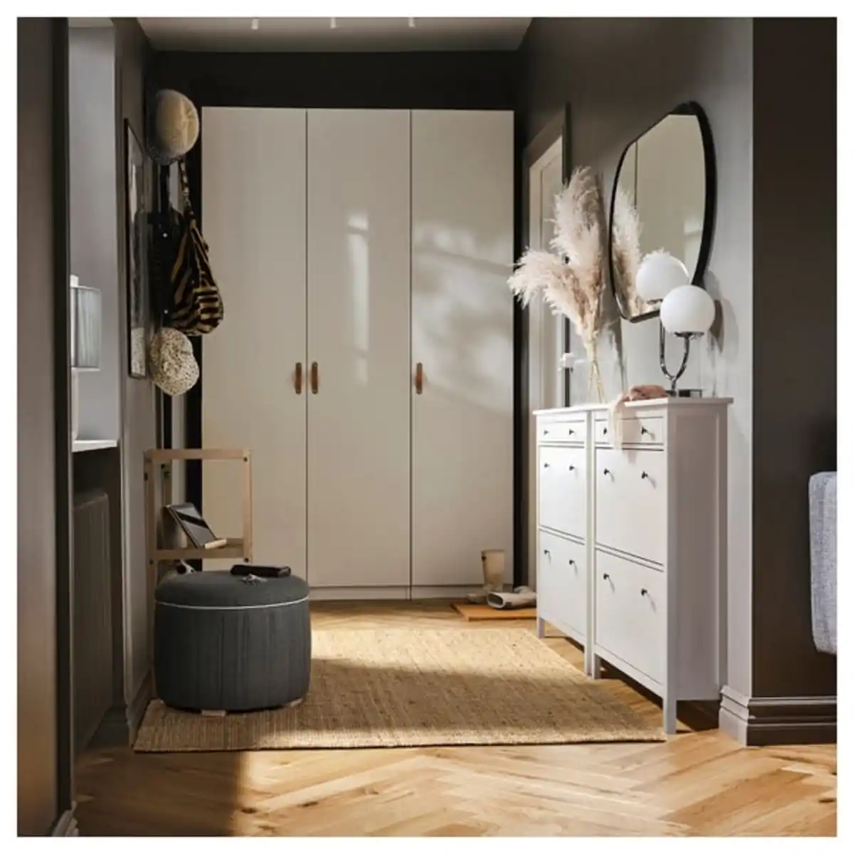 Bild 4 von ÅTERLÖGA Pouf, mit Stauraum/Kilanda dunkelgrau
