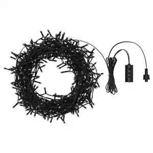 GETKÅL Lichterkette, LED, anpassbare Farbe für draußen, 35.7 m