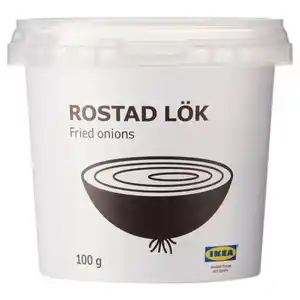 ROSTAD LÖK Röstzwiebeln