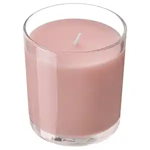 LOTSFÅGEL Duftkerze im Glas, Rote Beeren hellrosa, 40 Std.