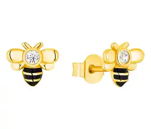 Amor 925 Silber Kinder-Ohrschmuck »Biene«