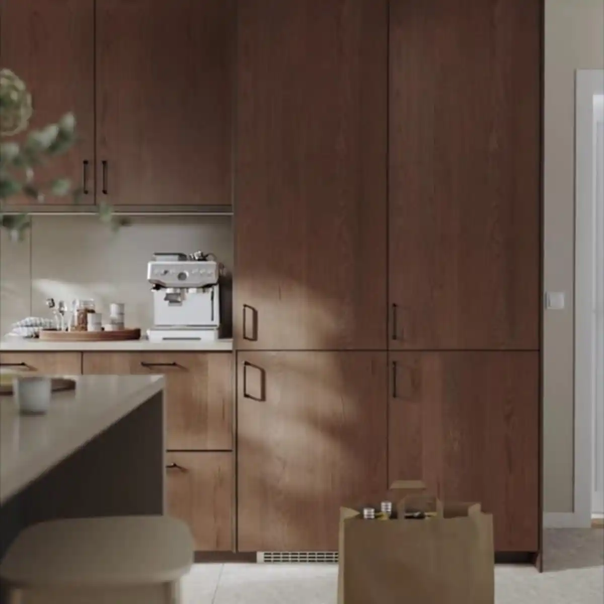 Bild 2 von SKOGSNÄS Kühl-/Gefrierschrank, IKEA 700 integriert, 213/87 l