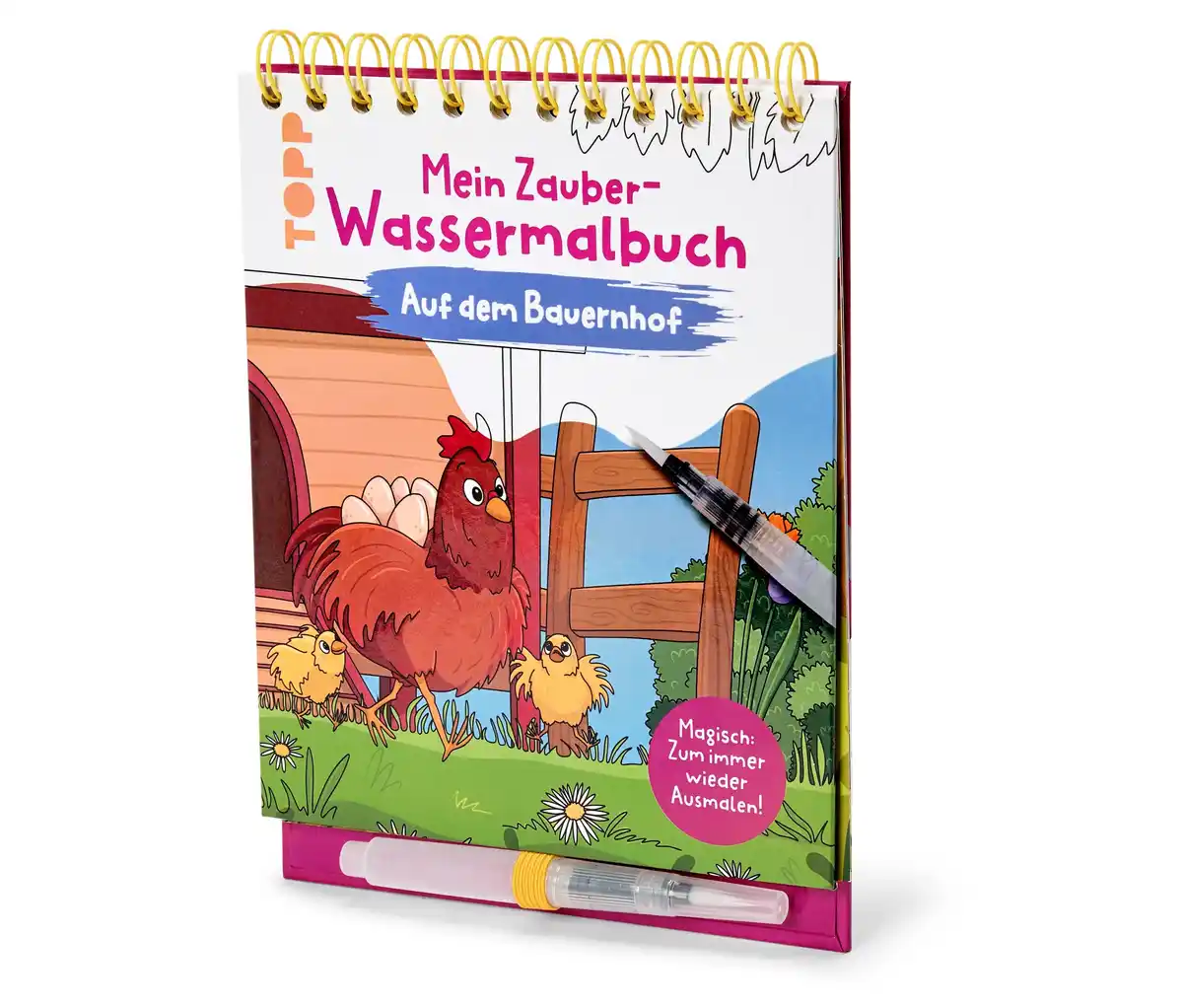 Bild 1 von Mein Zauber-Wassermalbuch »Auf dem Bauernhof«
