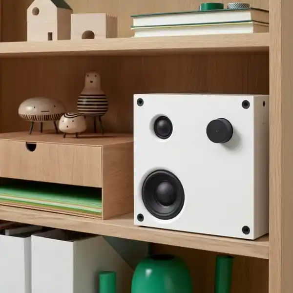 Bild 2 von VAPPEBY Bluetooth-Lautsprecher, weiß/Gen. 3, 20x20 cm