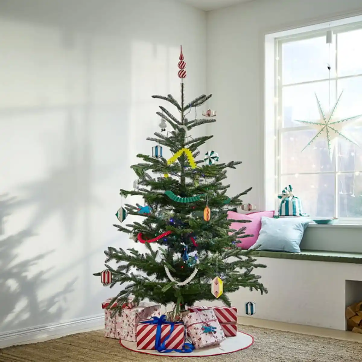 Bild 2 von VINTERFINT Weihnachtsbaum künstl., drinnen/draußen grün, 210 cm