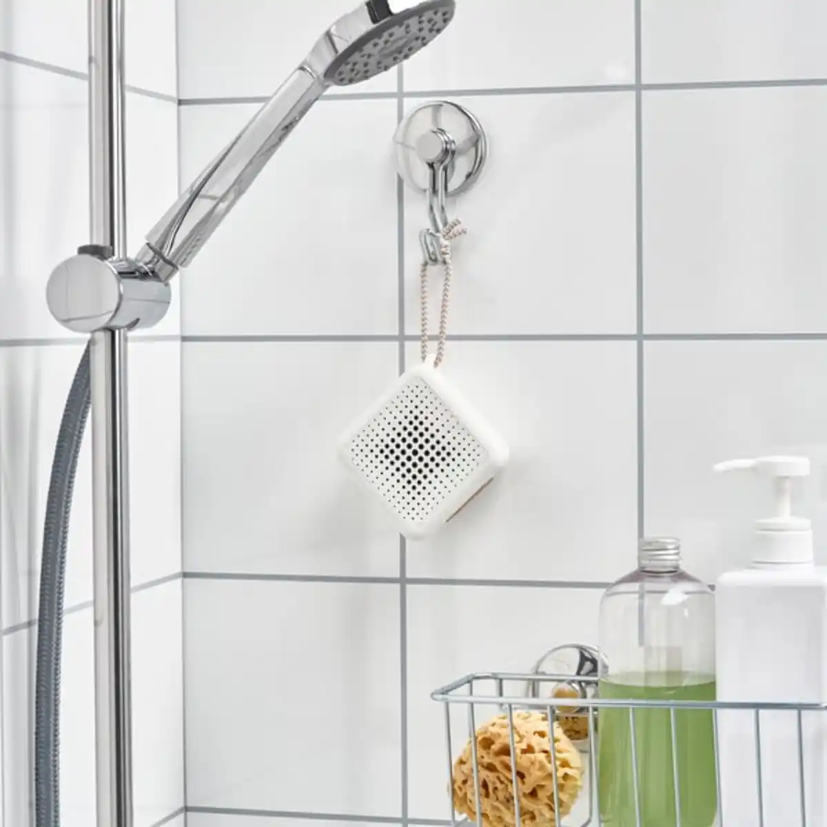 Bild 4 von VAPPEBY Bluetooth®-Lautsprecher, tragbar, wasserdicht/weiß