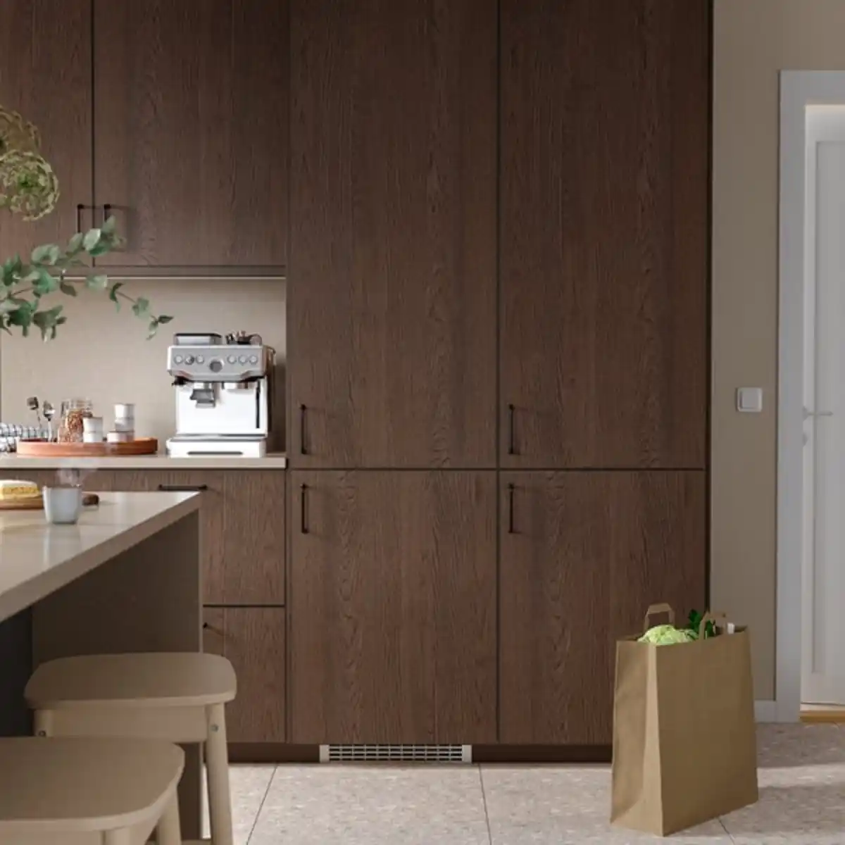 Bild 4 von SKOGSNÄS Kühl-/Gefrierschrank, IKEA 700 integriert, 213/87 l