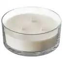 Bild 1 von LOTSFÅGEL Duftkerze im Glas, 3 Dochte, Vanille blassbeige, 25 Std.