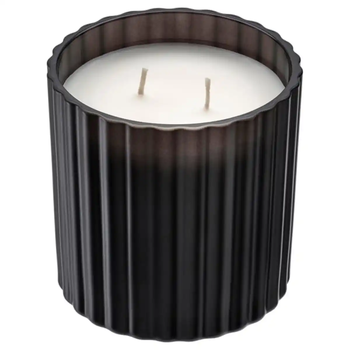 Bild 1 von TOFSTÄRNA Duftkerze im Glas, 2 Dochte, Sandelholz &amp; Pat­schu­li schwarz, 50 Std.