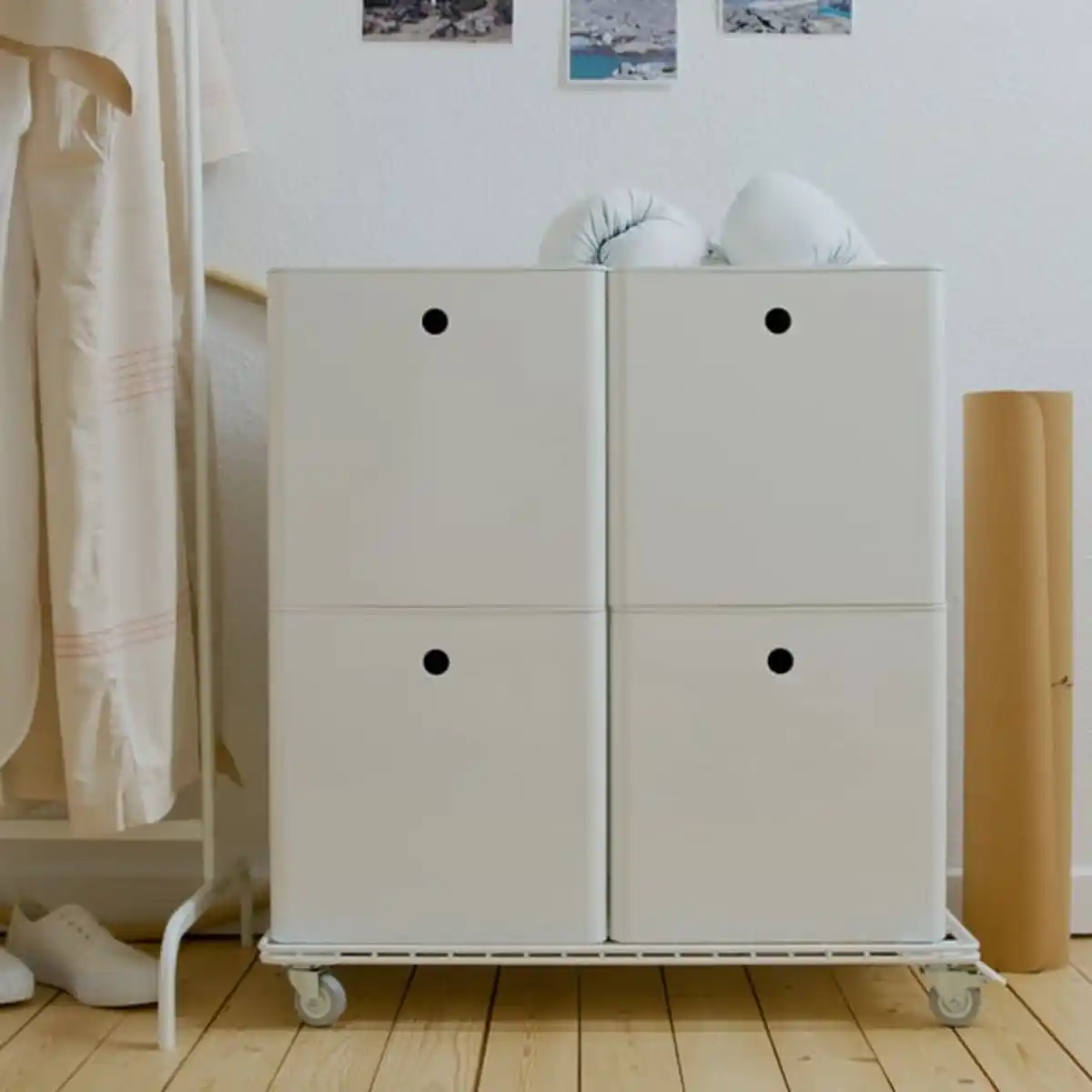 Bild 4 von INVALLNING Servierwagen, für Boxen weiß, 68x39 cm