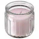 Bild 1 von HÖKGÖK Duftkerze im Glas, rosa Blüten blassrosa, 12 Std.