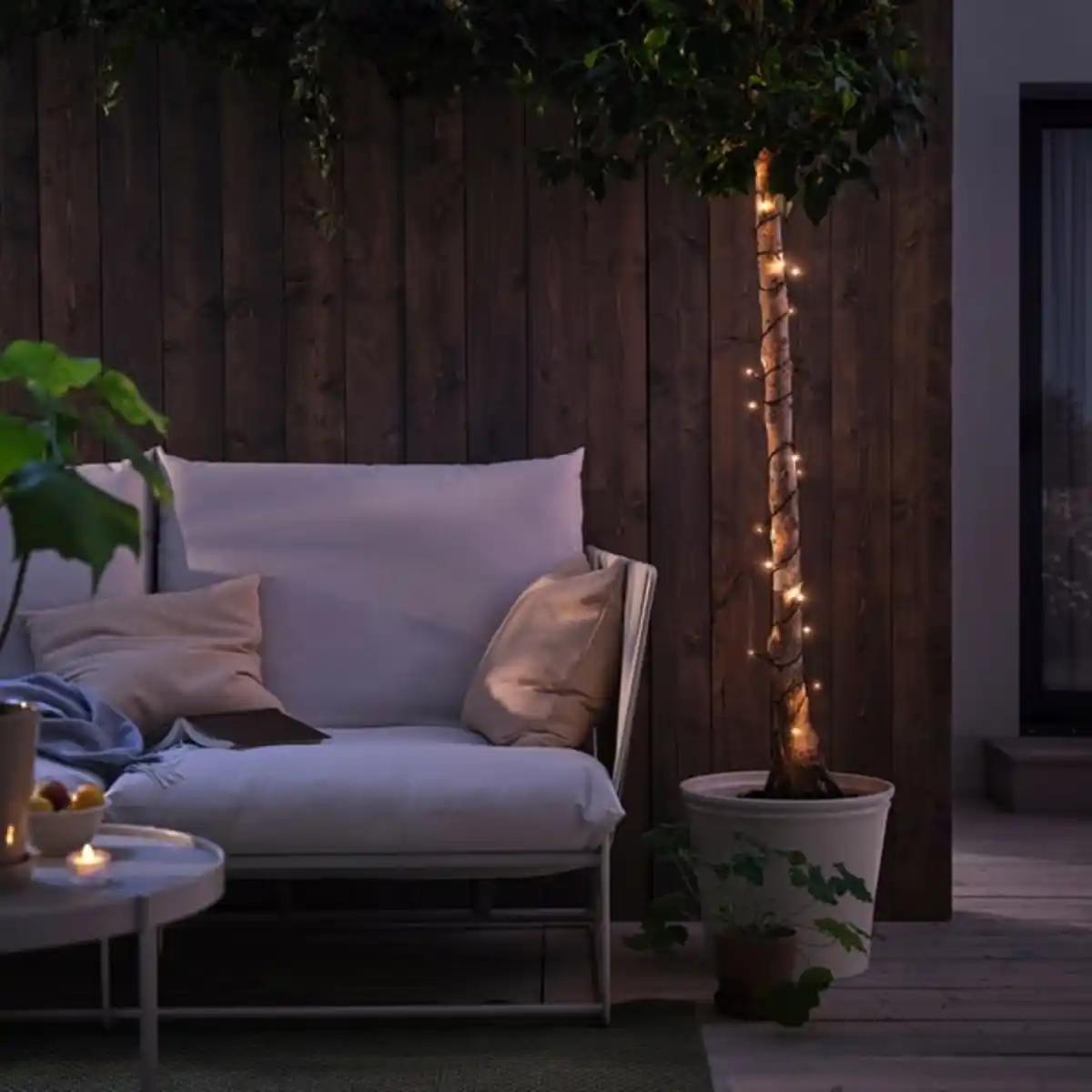 Bild 2 von GETKÅL Lichterkette, LED, batteriebetrieben für draußen, 4.5 m