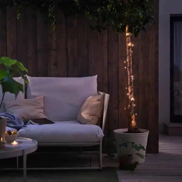 Bild 2 von GETKÅL Lichterkette, LED, batteriebetrieben für draußen, 4.5 m