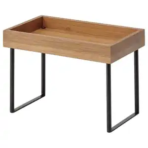NÅLBLECKA Miniregal für Arbeitsplatte, Metall/Bambus, 23x13x15 cm