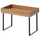 Bild 1 von NÅLBLECKA Miniregal für Arbeitsplatte, Metall/Bambus, 23x13x15 cm