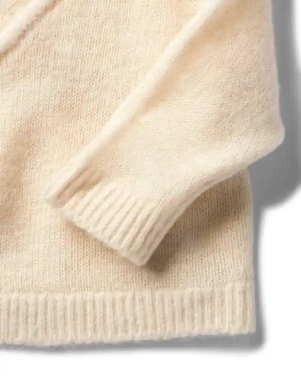 Bild 3 von Newborn-Pullover aus Feinstrick ecru