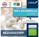 Bild 1 von OBB Federkopfkissen Edition 125 Jahre, Kopfkissen 2er-Set, Made in Germany, Füllung: 90%Federn, 10% Daunen, Bezug: 100% Baumwolle, Seitenschläfer, Rückenschläfer, Spar-Set, 2-tlg., Kissen-Set 40x