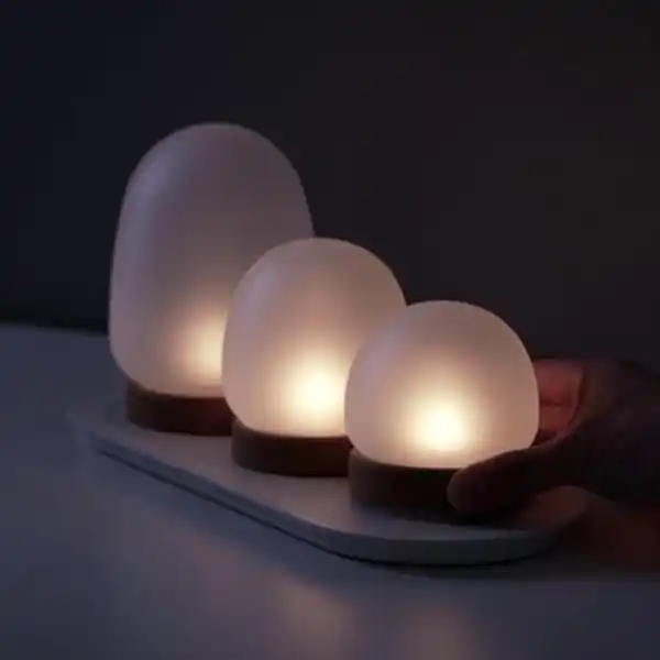 Bild 2 von PRAKTSPIREA Dekobeleuchtungs-Set, LED 4-tlg., mit Ladepad