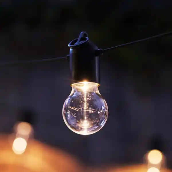 Bild 3 von SVARTRÅ Lichterkette (20), LED, für draußen schwarz