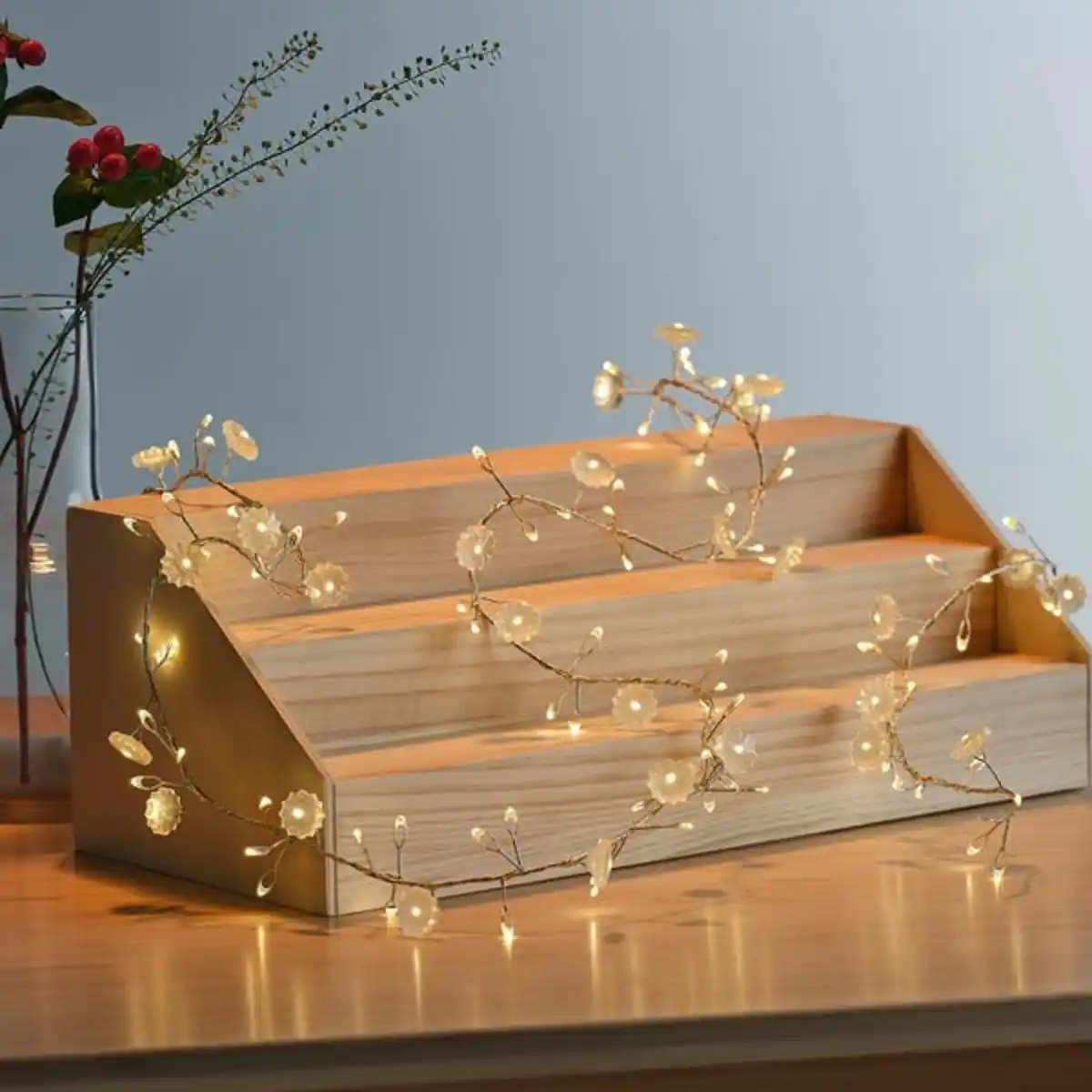 Bild 2 von STRÅLA Lichterkette, LED, batteriebetrieben Blume