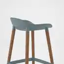 Bild 3 von GRÖNSTA Barhocker, Arbeitsplattenhöhe grautürkis/drinnen/draußen, 64 cm