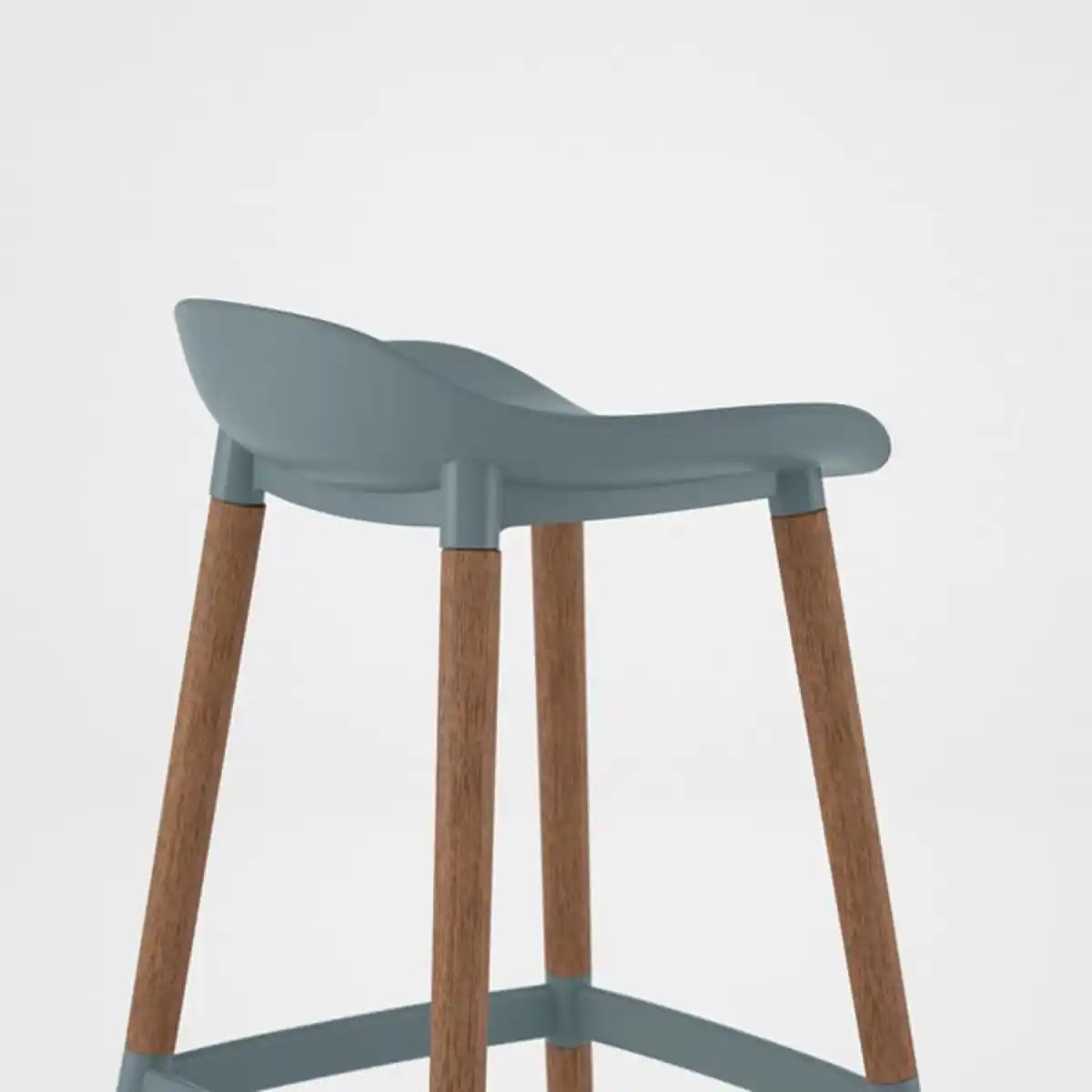 Bild 3 von GRÖNSTA Barhocker, Arbeitsplattenhöhe grautürkis/drinnen/draußen, 64 cm