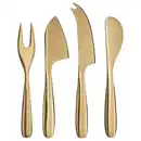 Bild 1 von TILLAGD Käsemesser 4er-Set, messingfarben