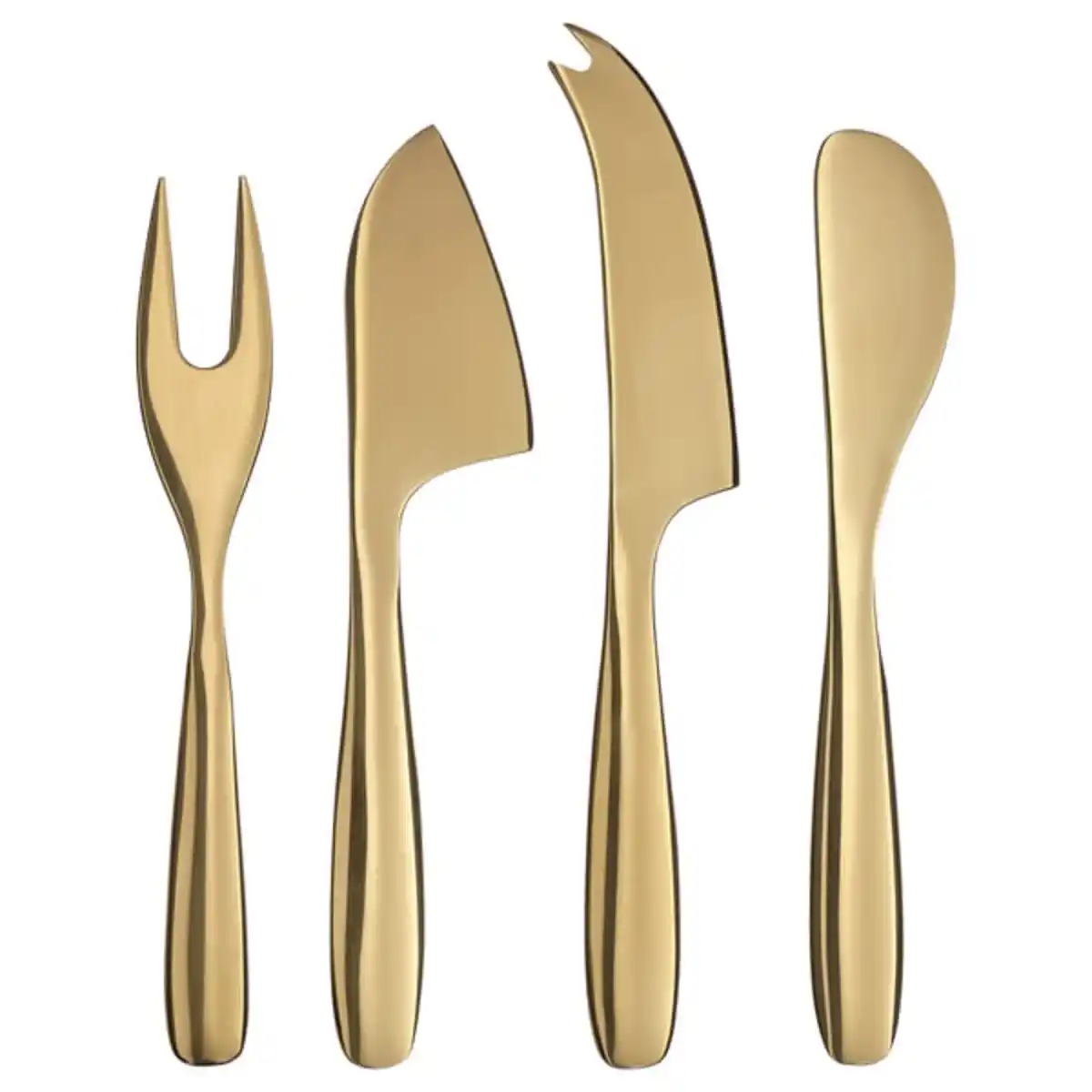Bild 1 von TILLAGD Käsemesser 4er-Set, messingfarben